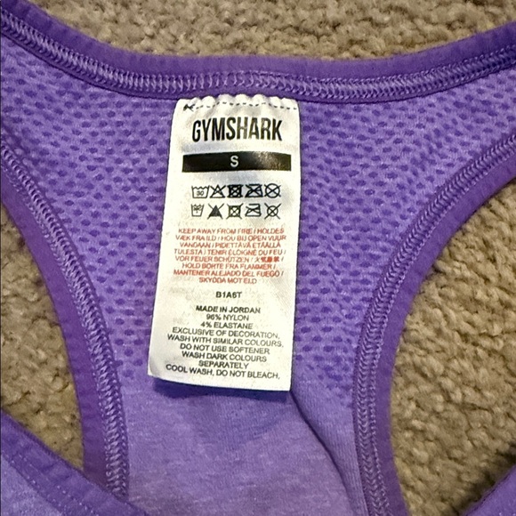 Gymshark Vibrant Purple Sports Bra - Picture 3 of 7